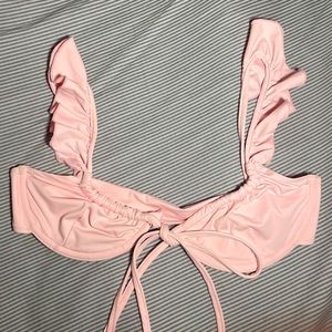 FRANKIES BIKINIS birdie bikini top in love pink (S)